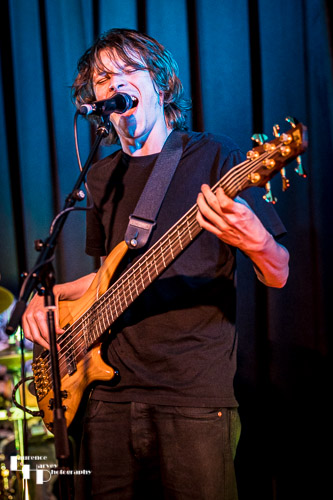 Adam Pyke on bass & vocals