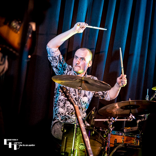 Mitch Weaving on drums