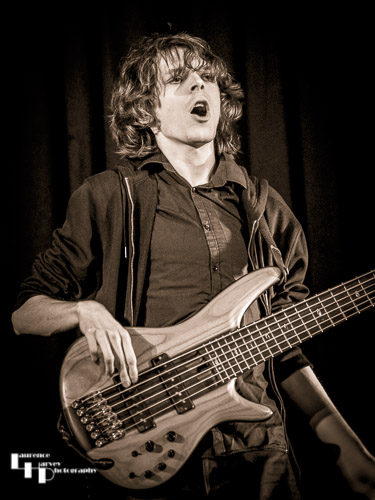 Adam Pyke on bass