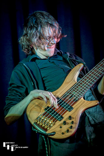 Adam Pyke on bass
