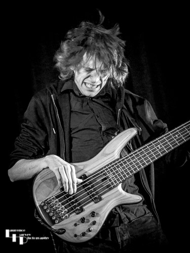 Adam Pyke on bass