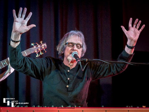 Paul Long on keyboards and vocals