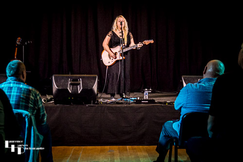 Chantel McGregor on stage at The John Peel Centre