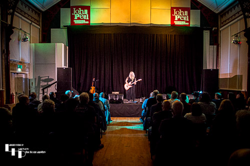Chantel McGregor on stage at The John Peel Centre