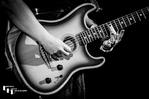 Chantel McGregor's Fender Acoustasonic guitar