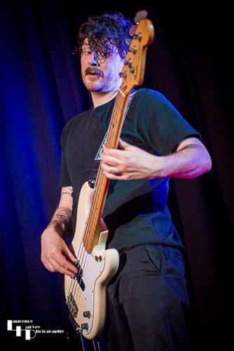 Jake Dickens on bass