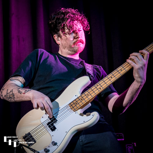 Jake Dickens on bass