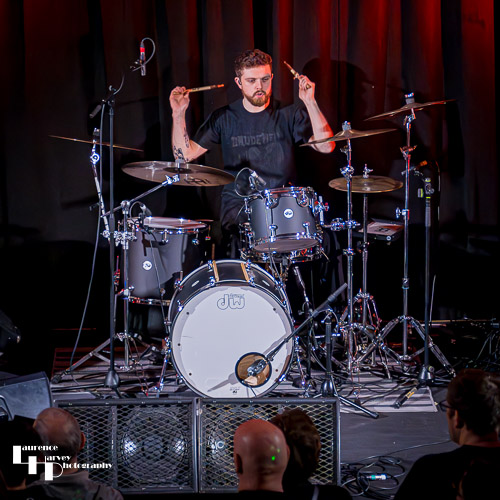 Thom Gardner on drums