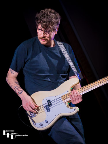 Jake Dickens on bass