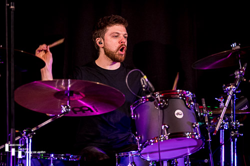 Thom Gardner on drums