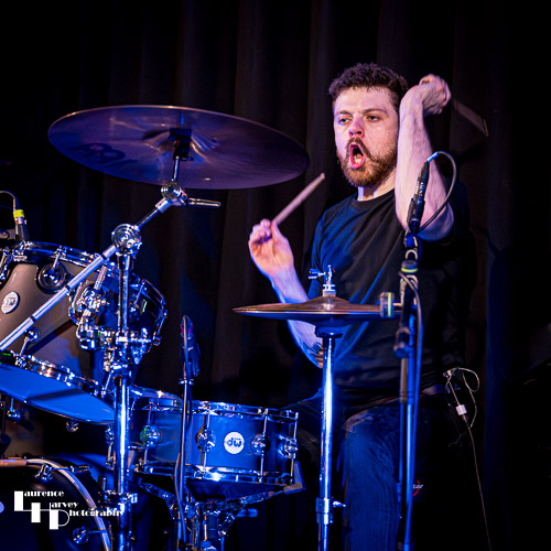 Thom Gardner on drums
