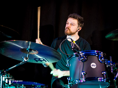 Thom Gardner on drums