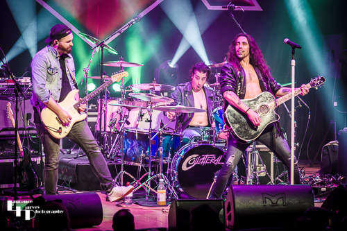 Collateral on stage at The Apex