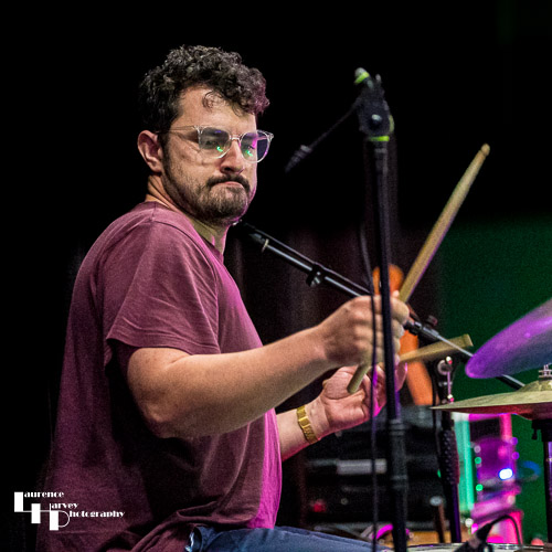 Oscar Reynolds on drums