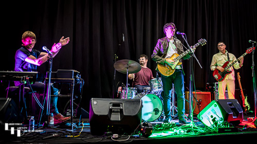 Connor Selby & his band on stage at The John Peel Centre