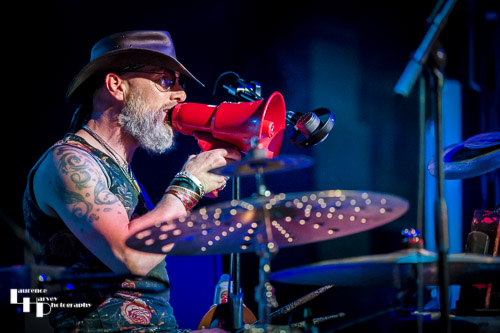 Iain 'E' Moncrieff on drums & vocals