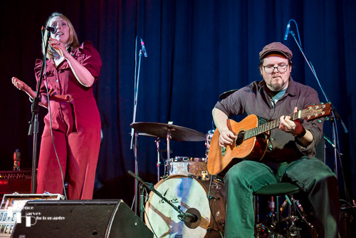 Dove & Boweevil on stage at The John Peel Centre