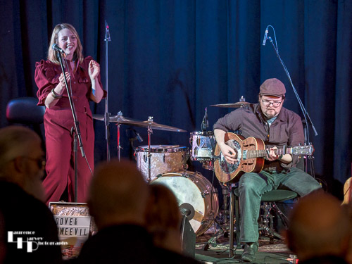 Dove & Boweevil on stage at The John Peel Centre