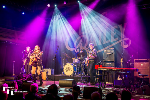 Demi Marriner & her band on stage at The Apex