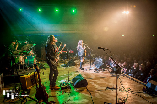 Demi Marriner & her band on stage at The Apex