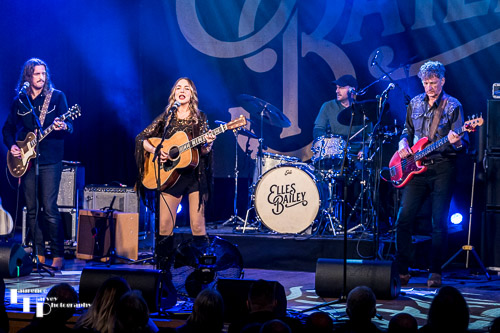 Demi Marriner & her band on stage at The Apex