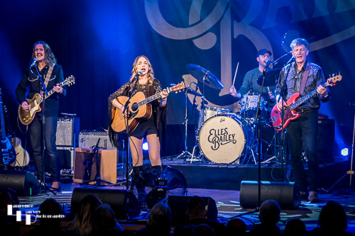 Demi Marriner & her band on stage at The Apex