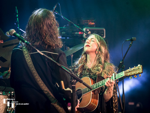 Demi Marriner on vocals & guitar, Joe Coombs on guitar