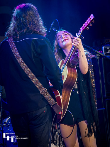 Demi Marriner on vocals & guitar, Joe Coombs on guitar