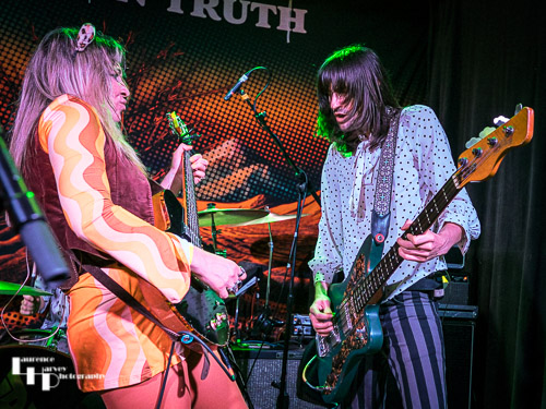 Lee-la Baum on vocals & guitar, PY Letellier on bass