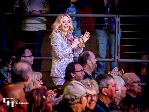 Elles Bailey venturing into the crowd