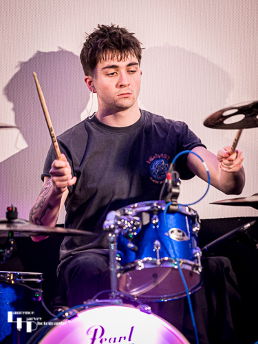 The Jess Davey Band: Thomas Overy on drums