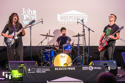 The Jess Davey Band on stage at The John Peel Centre