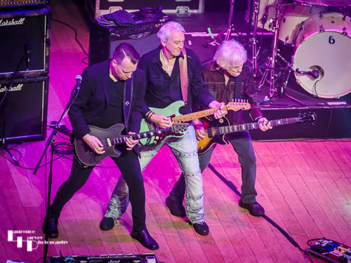 Steve Overland on vocals & guitar, Jim Kirkpatrick on guitar, Merv Goldsworthy on bass