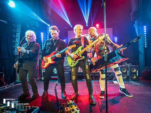 FM on stage at Colchester Arts Centre