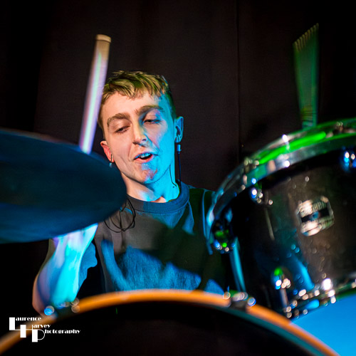 Daniel on drums