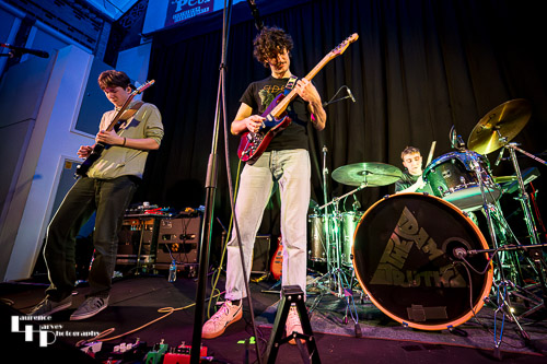 Fighting Steaks on stage at The John Peel Centre