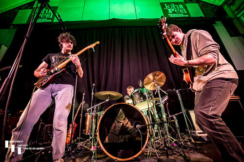 Fighting Steaks on stage at The John Peel Centre