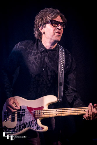 Phil 'Hammer' Burrows on bass
