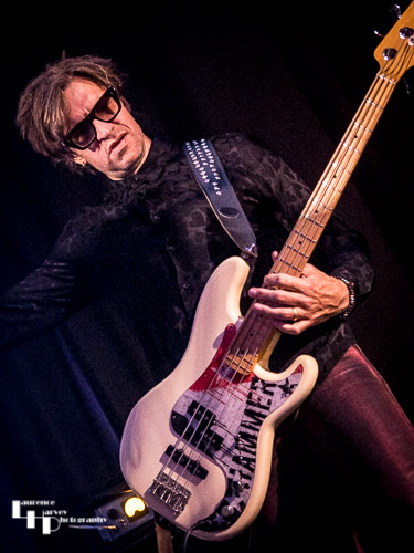 Phil 'Hammer' Burrows on bass