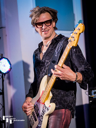 Phil 'Hammer' Burrows on bass