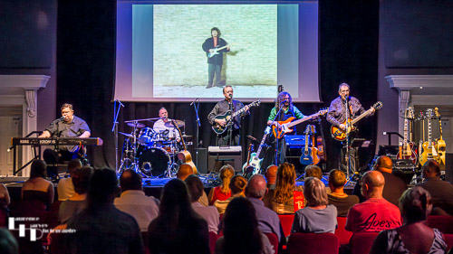 The George Harrison Project on stage at Diss Corn Hall