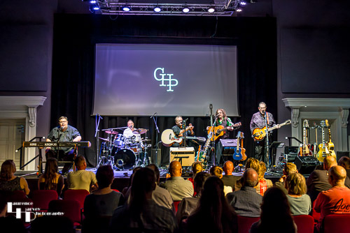 The George Harrison Project on stage at Diss Corn Hall
