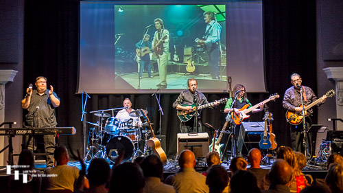 The George Harrison Project on stage at Diss Corn Hall
