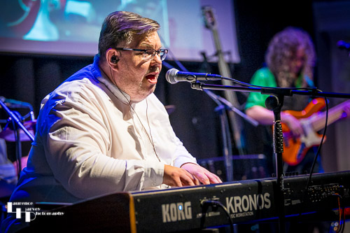 Phil Toms on keys, percussion & vocals