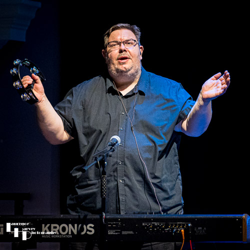 Phil Toms on keys, percussion & vocals