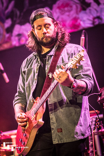 Edd Robinson on guitar