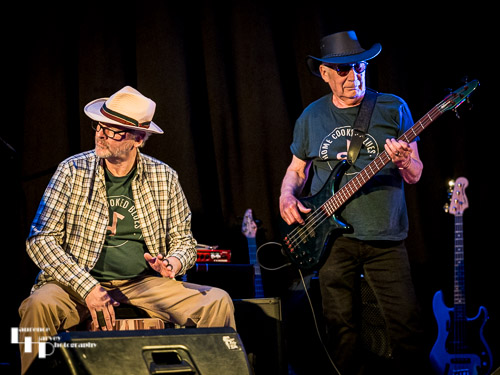 Miles Steeden on bass & Mark Jones on Cajon drum