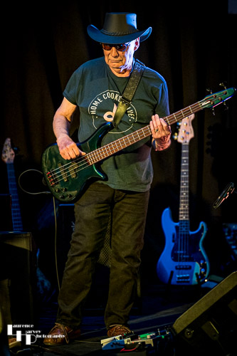 Miles Steeden on bass