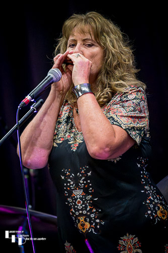 Chrissy Sands on harmonica