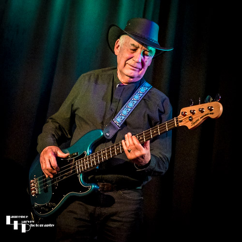 Miles Steeden on bass